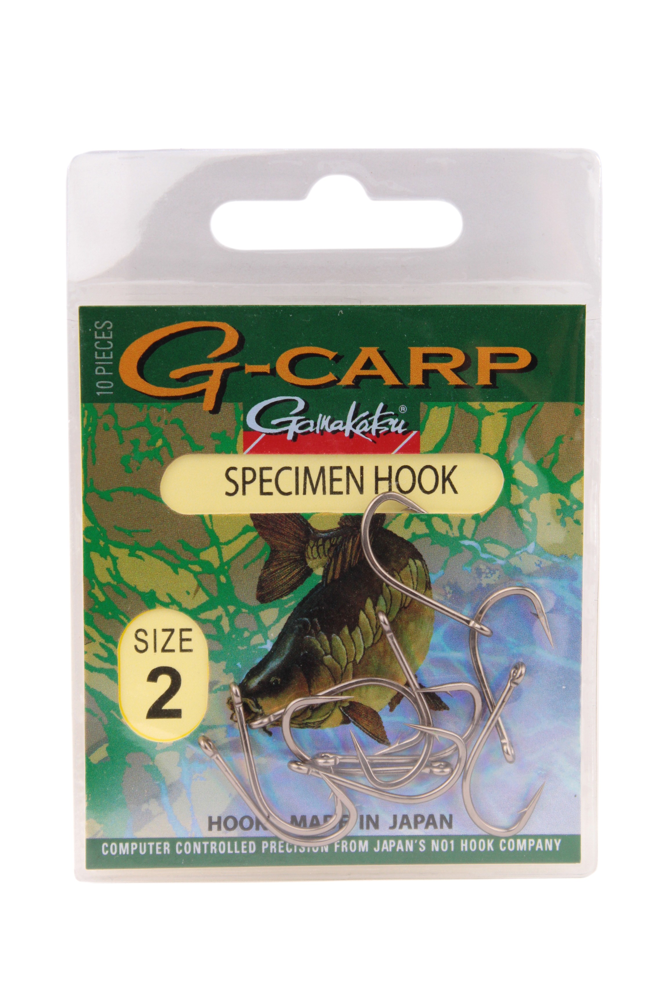 Крючок Gamakatsu G-Carp Specimen Hook №2 уп.10шт - фото 1