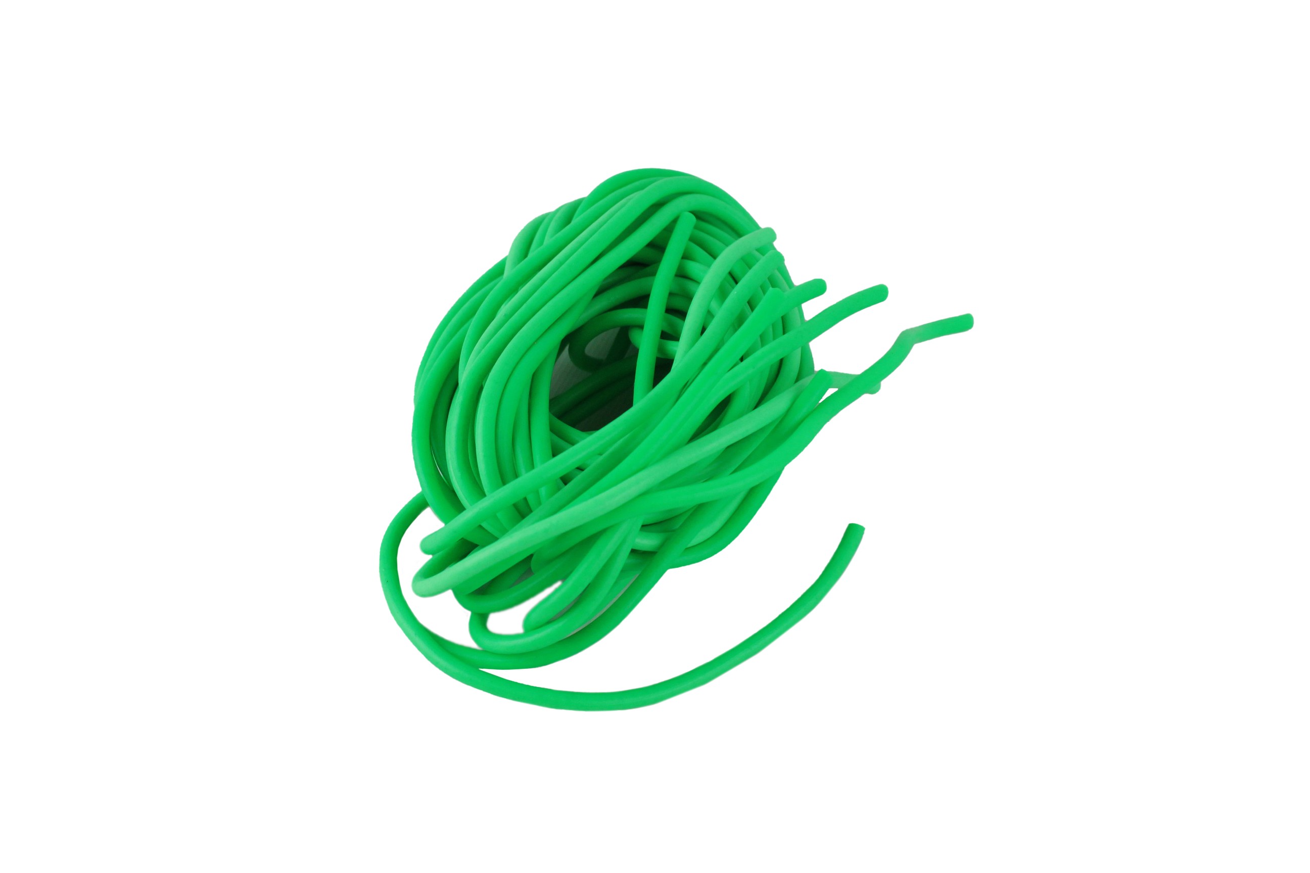Кембрик Три Кита d 2,0х4,0 флуоресцентный зеленый 1 м 1/10 - фото 1