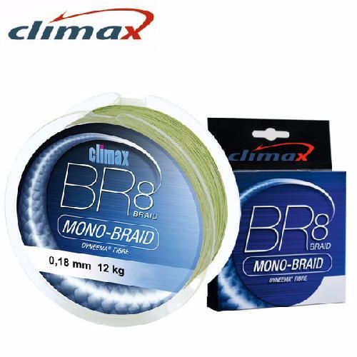 Шнур Climax BR8 Mono braid 135м 0,45мм 45,0кг зеленый - фото 1