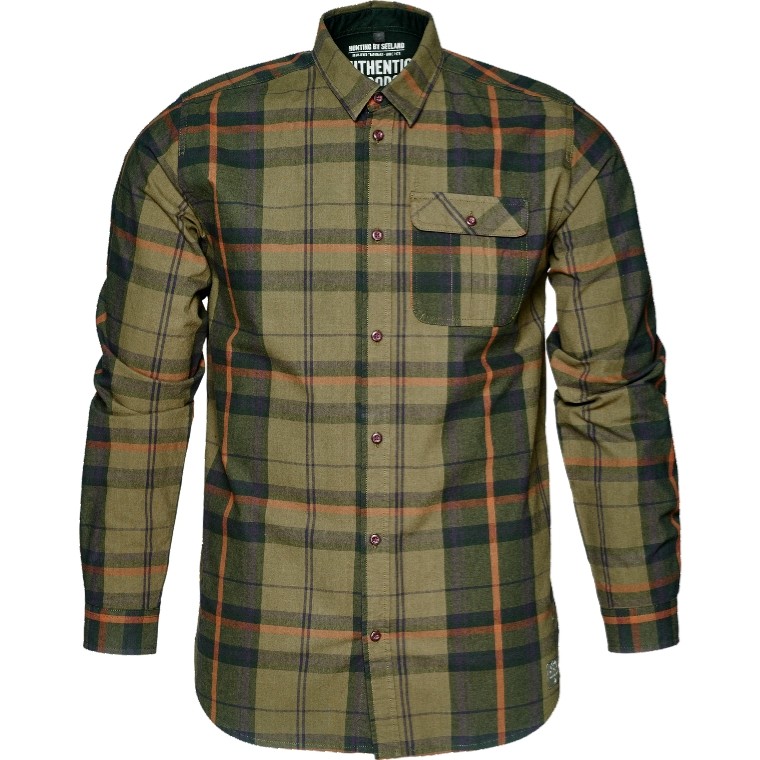 Рубашка Seeland Conroy duffel green check - фото 1