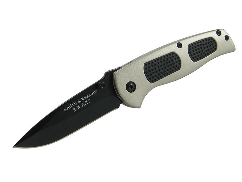 Нож Smith&Wesson SW4000GB складной сталь 440С алюминий - фото 1
