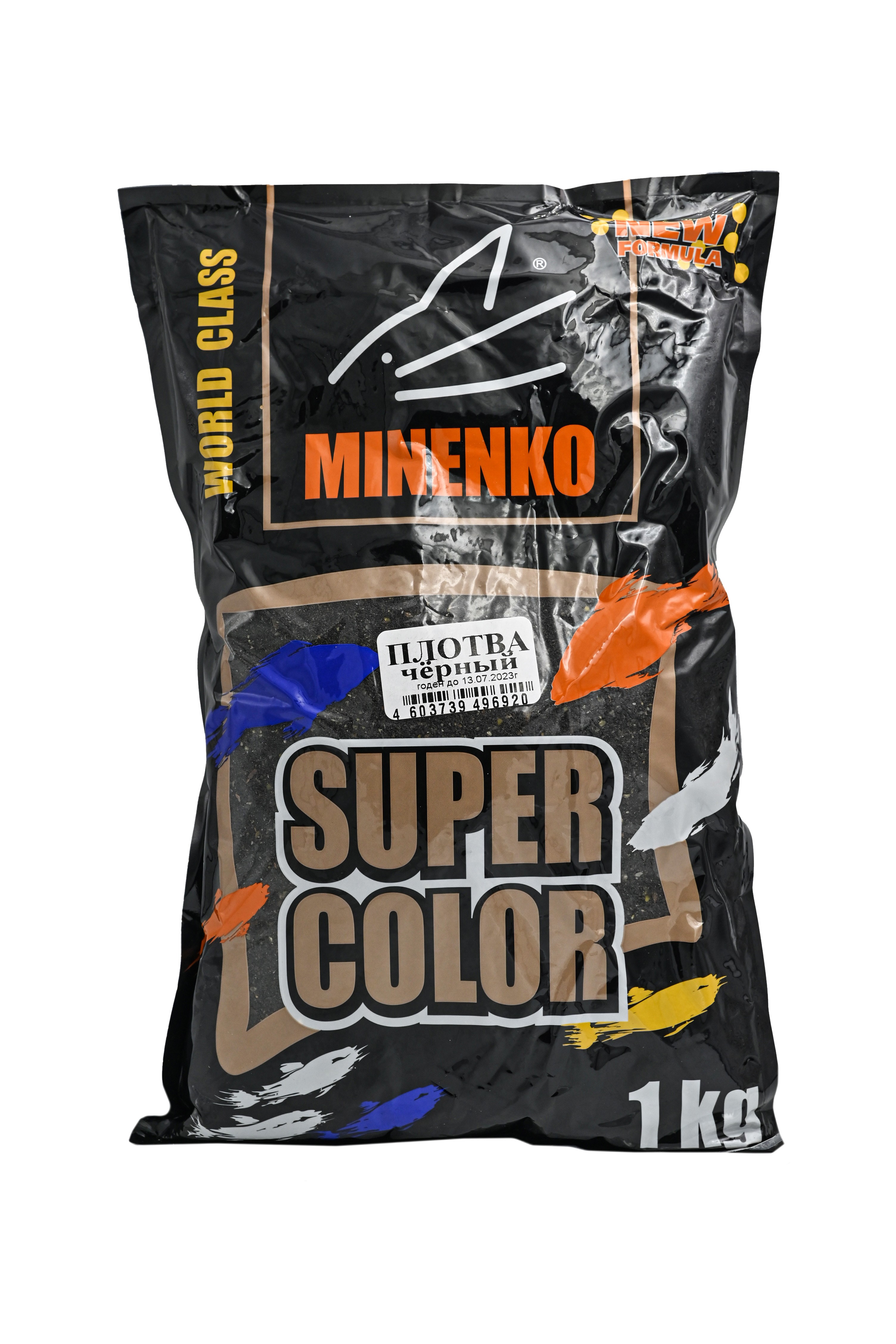 Прикормка MINENKO Super color плотва черный - фото 1