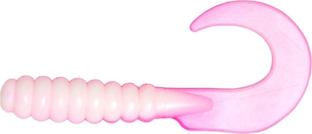 Приманка Yum Walleye grub 3'' цв 107 pink blush - фото 1