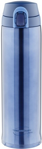 Термос Thermos Thermocafe TC-600T one touch tumbler blue 0.6л - фото 1