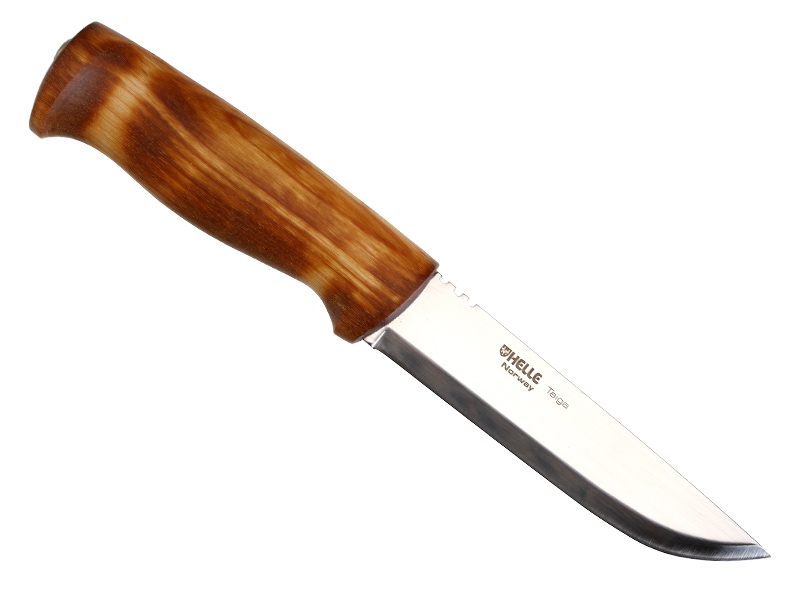 Нож Helle 92 Taiga Laminated фикс. клинок 12.6 см рукоять бе - фото 1