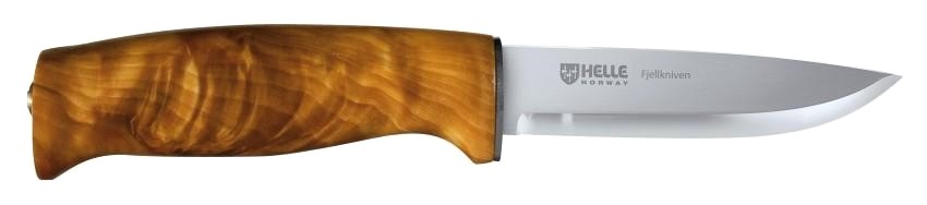 Нож Helle 4 Fjellkniven фикс. клинок 10 см рукоять береза - фото 1