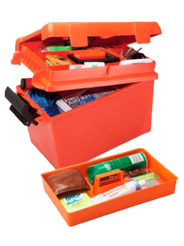 Ящик MTM герметичный для хранения патронов и снаряжения оранжевый - фото 1