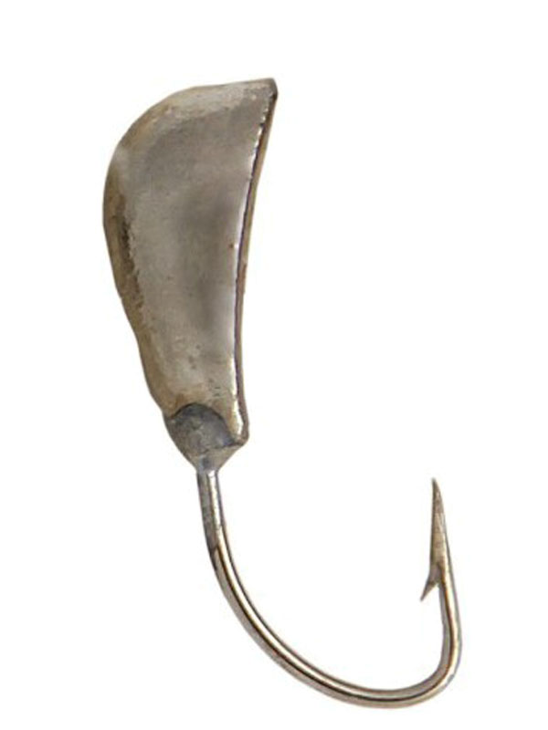 Мормышка Lumicom Волжская уралка вольф с отв 4,0мм Ni 1/10 - фото 1