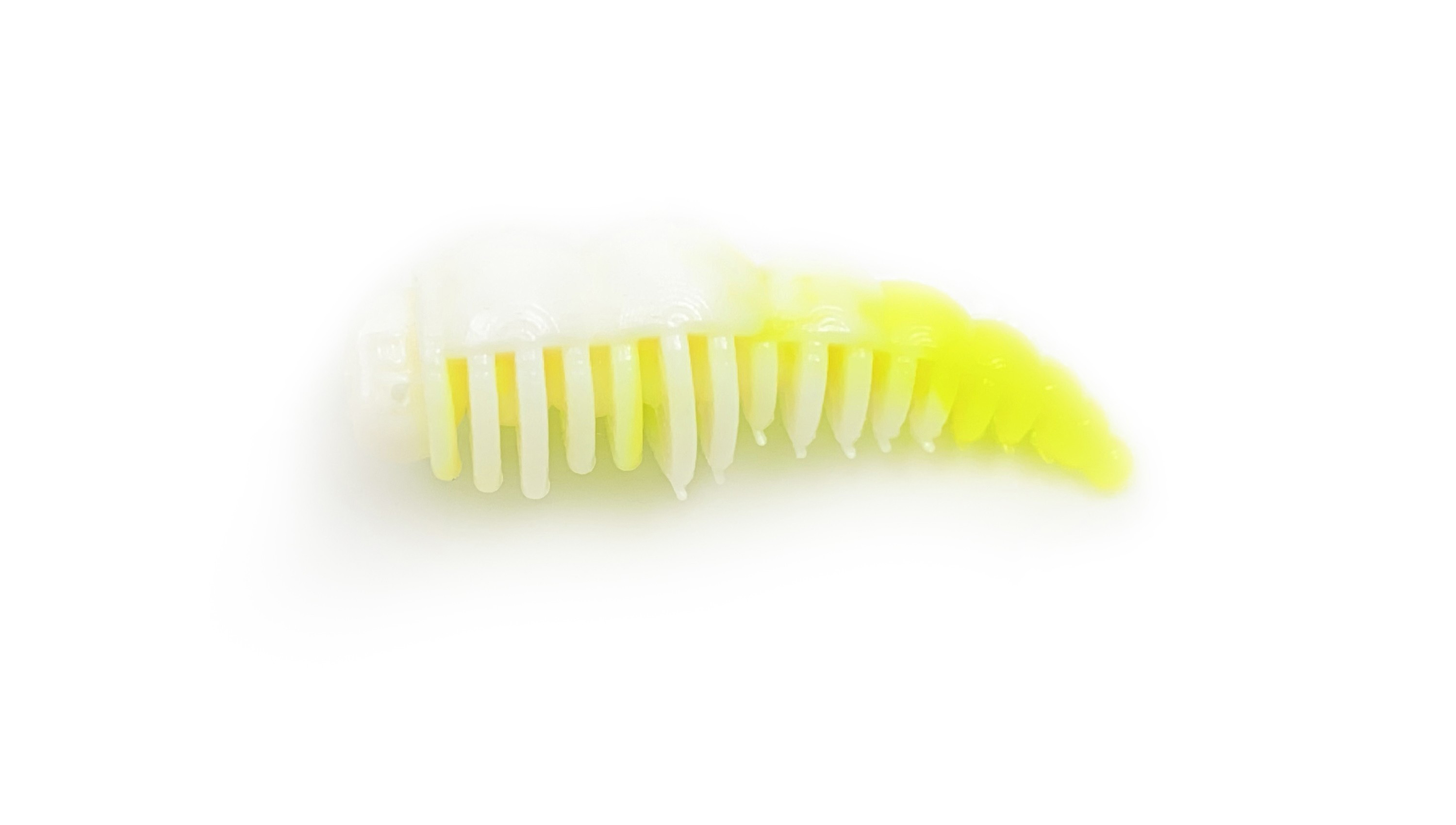 Приманка Boroda Baits Larva цв.белый/лимон 12шт - фото 1