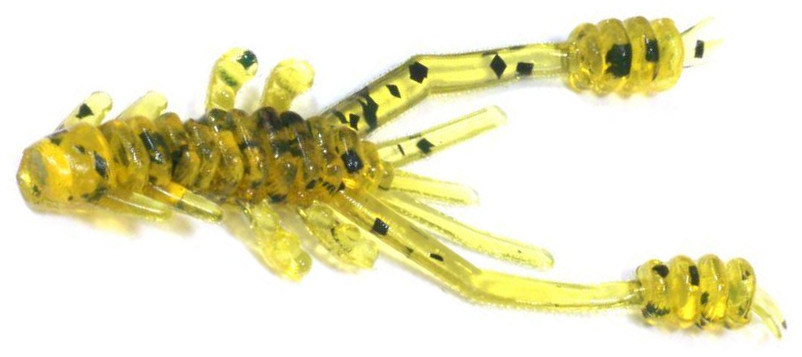 Приманка Reins Ring shrimp 2'' цв.429 motor oil peper уп 12шт - фото 1