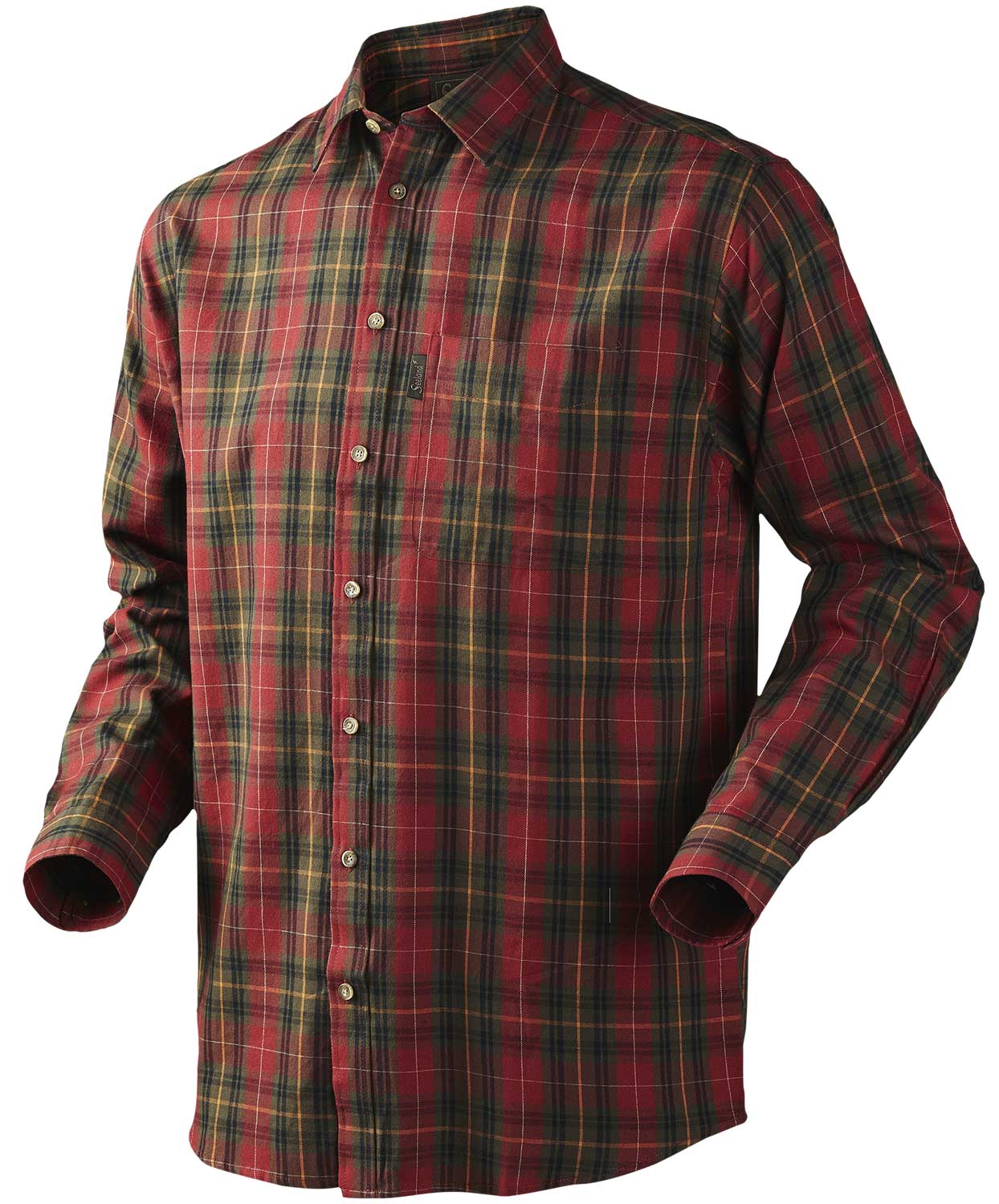 Рубашка Seeland Pilton shirt spice red check - фото 1