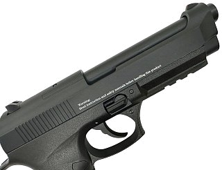 Пистолет Ekol ES P92 black 4,5мм металл - фото 3