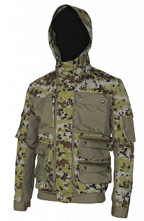Куртка от костюма Huntsman Зверобой смесовая камуфляж цифра хаки