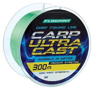 Леска Flagman Carp Ultra Cast 300м 0,25мм