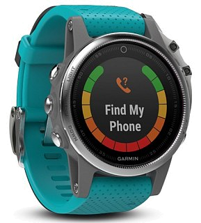 Монитор Сердечного Ритма Garmin GPS fenix 5s turquoise - фото 3