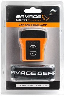 Фонарь Savage Gear MP Flip and cap head lamp - фото 1