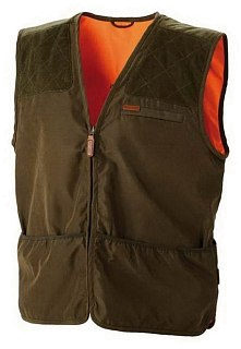 Куртка JahtiJakt Reversible fleece двухсторонняя green orange - фото 1