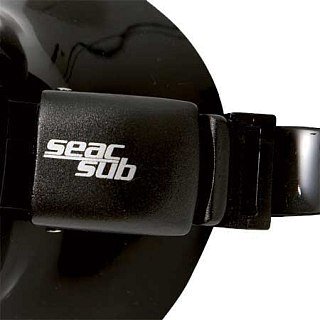 Маска Seac Sub Xframe 947 черный силикон резиновая оправа - фото 4