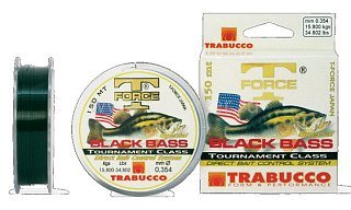 Леска Trabucco T-force spin black bass 150м 0,22мм