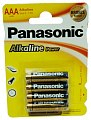 Батарейка Panasonic Alkaline LR03 AAA 1.5B уп.4шт