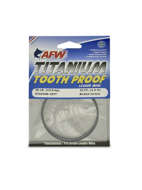 Поводковый материал AFW Titanium tooth proof 4,6м 14кг - фото 1