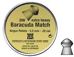 Пульки H&N Baracuda Match 200 шт 5.53 мм  - фото 1