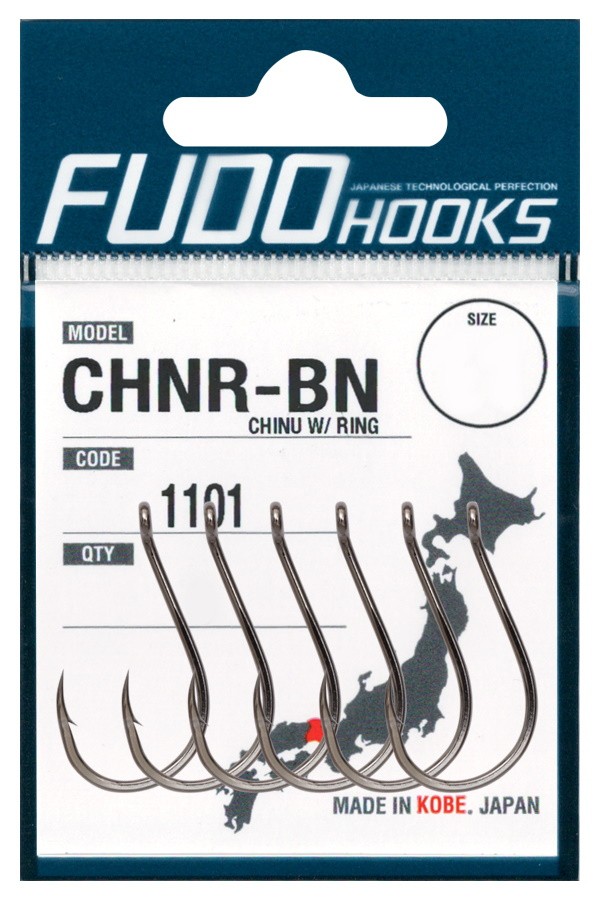 Крючки Fudo Chinu W/ Ring CHNR-BN 1101 BN №14  - фото 1