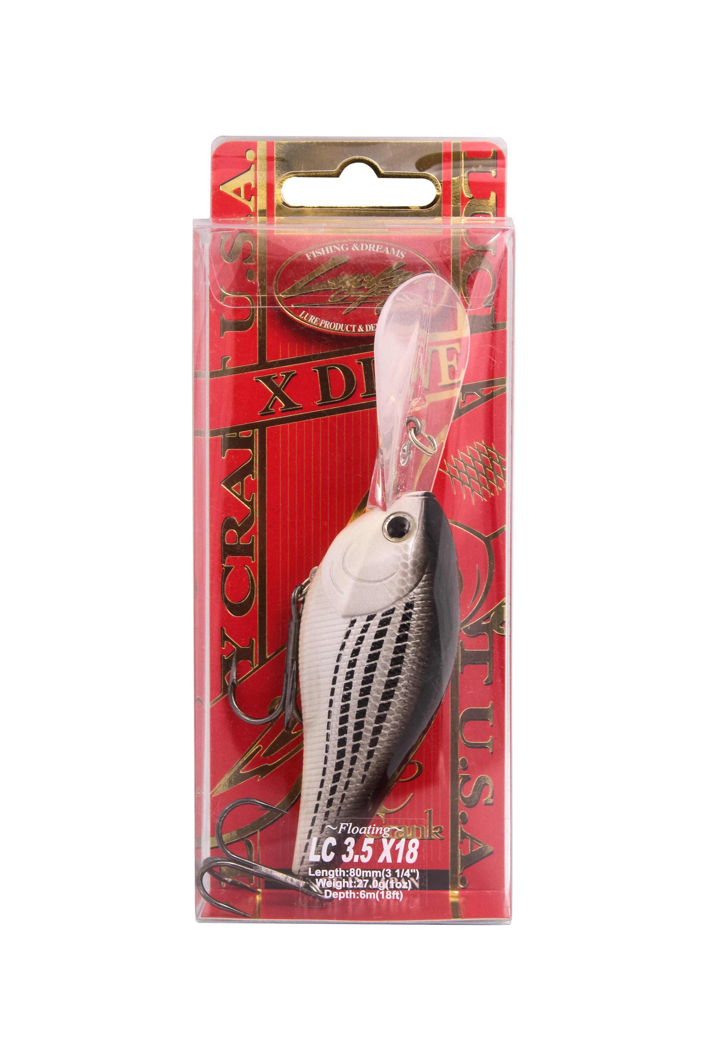 Воблер Lucky Craft LC 3.5X-18 187 TX White Bass - фото 1