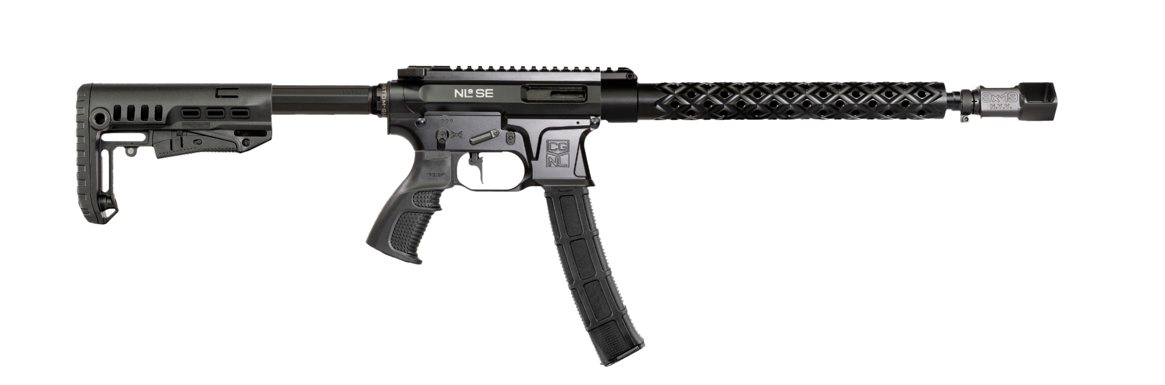 Карабин Adar 9x19 NL9SE S9 14'' резьба 16x1 Alfa Precision Сайга 9 Sport V1 - фото 1