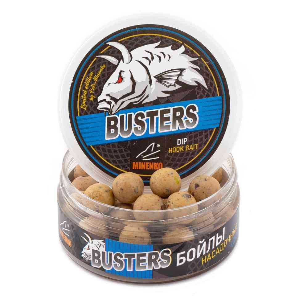 Бойлы MINENKO Busters насадочные вареные в дипе tiger nut 14мм Com - фото 1