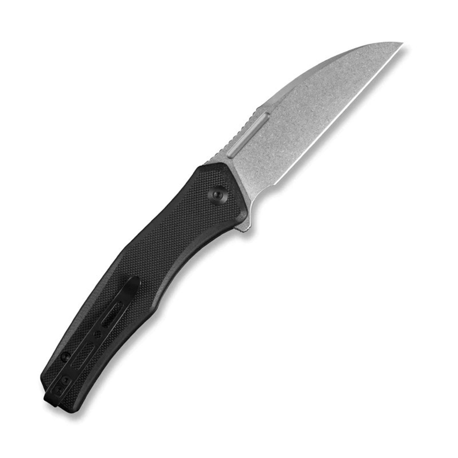 Нож Sencut Watauga Flipper & Button Lock Knife Black G10 Handle (3.48" D2) - фото 1