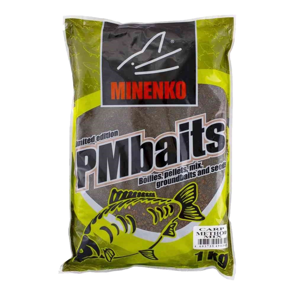 Прикормка MINENKO PMbaits Groundbaits 1кг carp method mix - фото 1