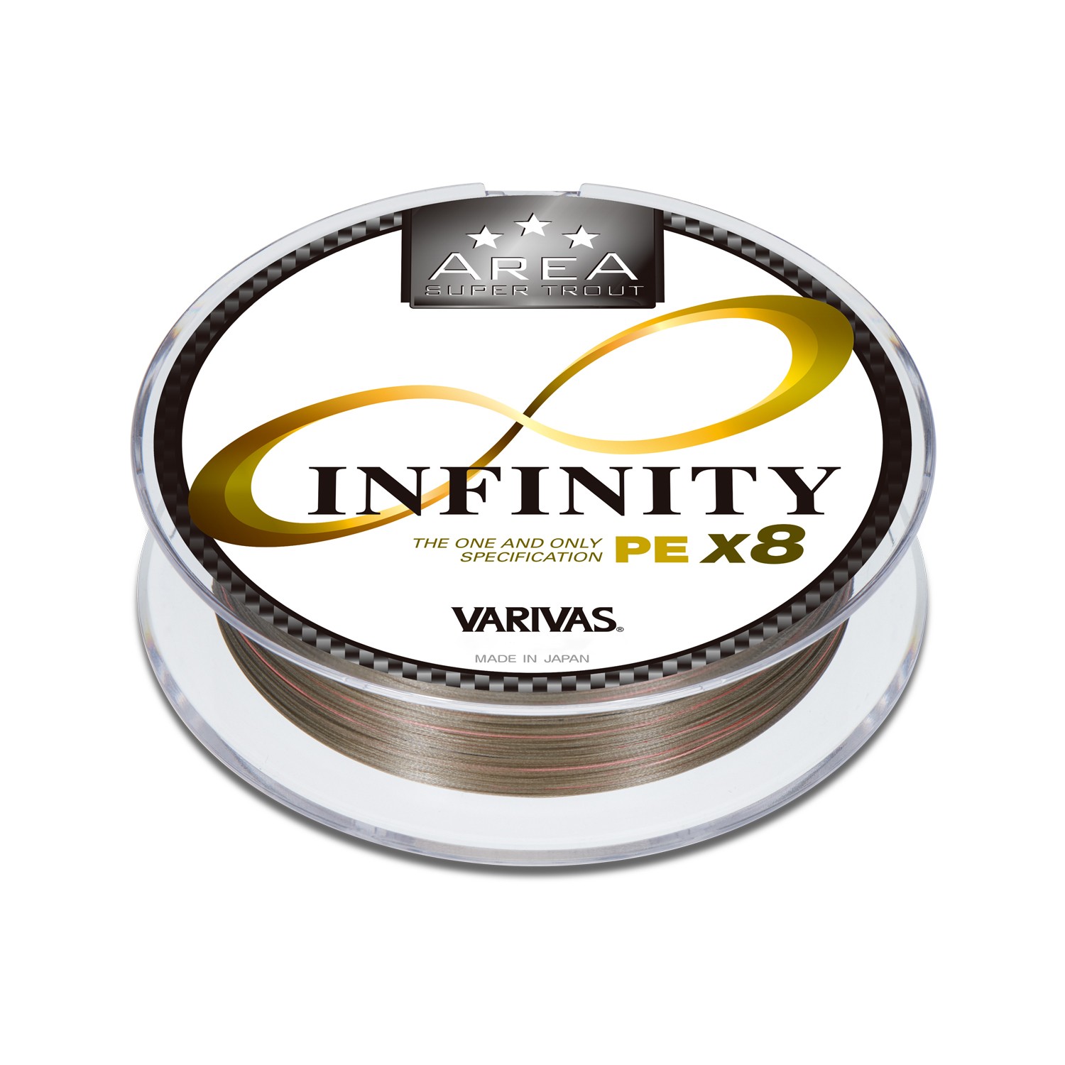 Шнур Varivas Super Trout Area Infinity PE X8 75м PE 0.3 Champagne Gold + - фото 1