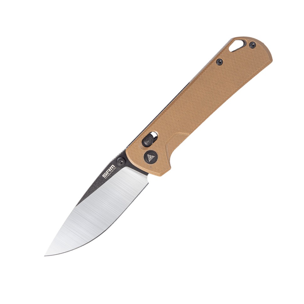 Нож складной SRM 168L-GW песочный - фото 1