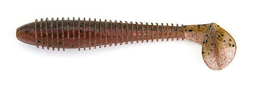 Приманка Keitech виброхвост Swing impact fat 3,3" Red Crawdad - фото 1