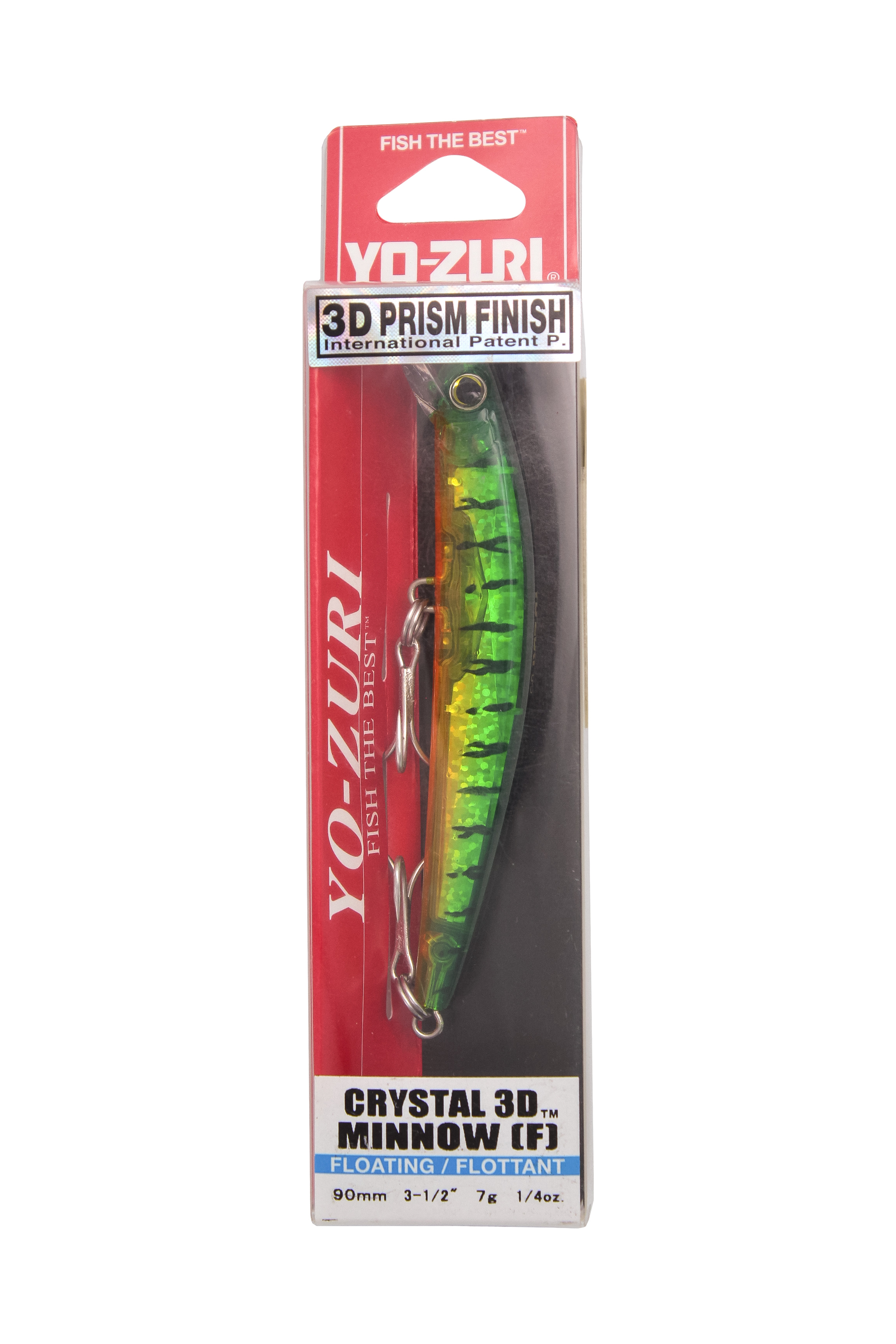 Воблер Yo-Zuri Crystal 3D Minnow 90F F1145-HT - фото 1