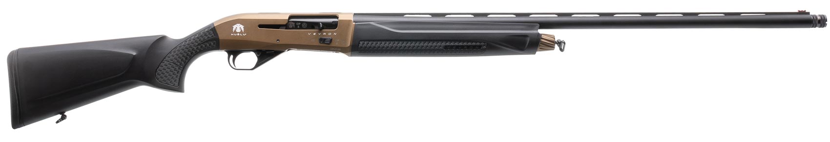 МП HUGLU VEYRON SYNTHETIC BRONZ 12x76, 760мм, п/а газ.система/ 4+1 - фото 1