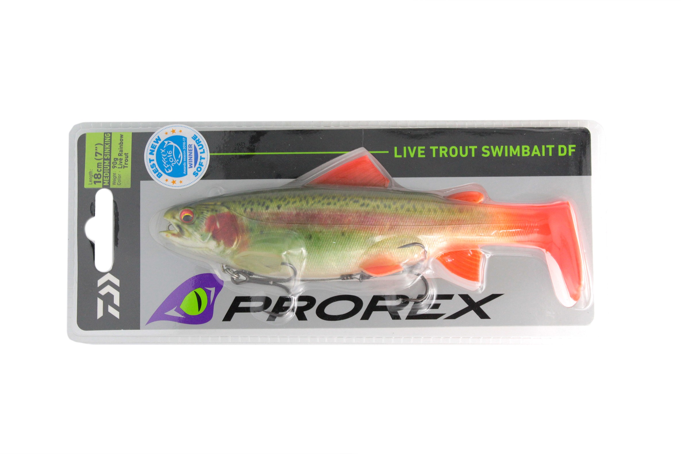 Приманка Daiwa Prorex Live Trout Swimbait 180DF live rainbow - фото 1