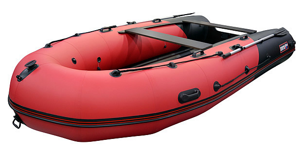Лодка Хантер 420 Про красно-черный - фото 1