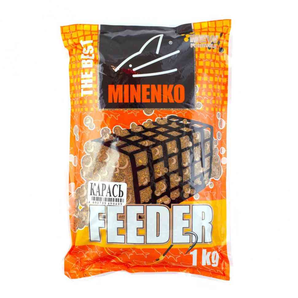 Прикормка MINENKO Feeder карась 1кг Com - фото 1