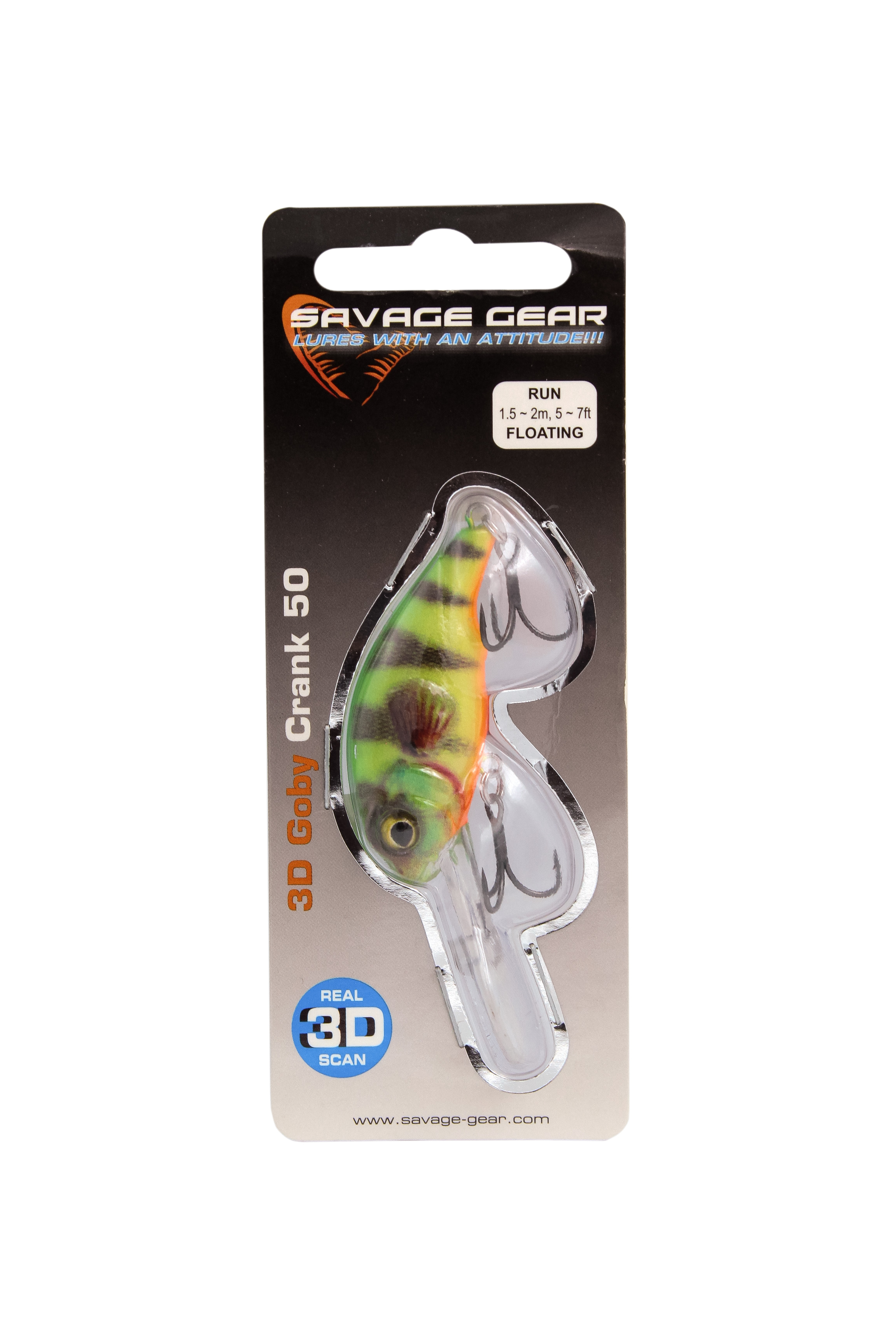 Воблер Savage Gear 3D Goby Crank 50 7гр F 04-Firetiger - фото 1