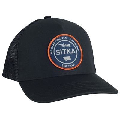 Бейсболка Sitka Five panel patch trucker black - фото 1