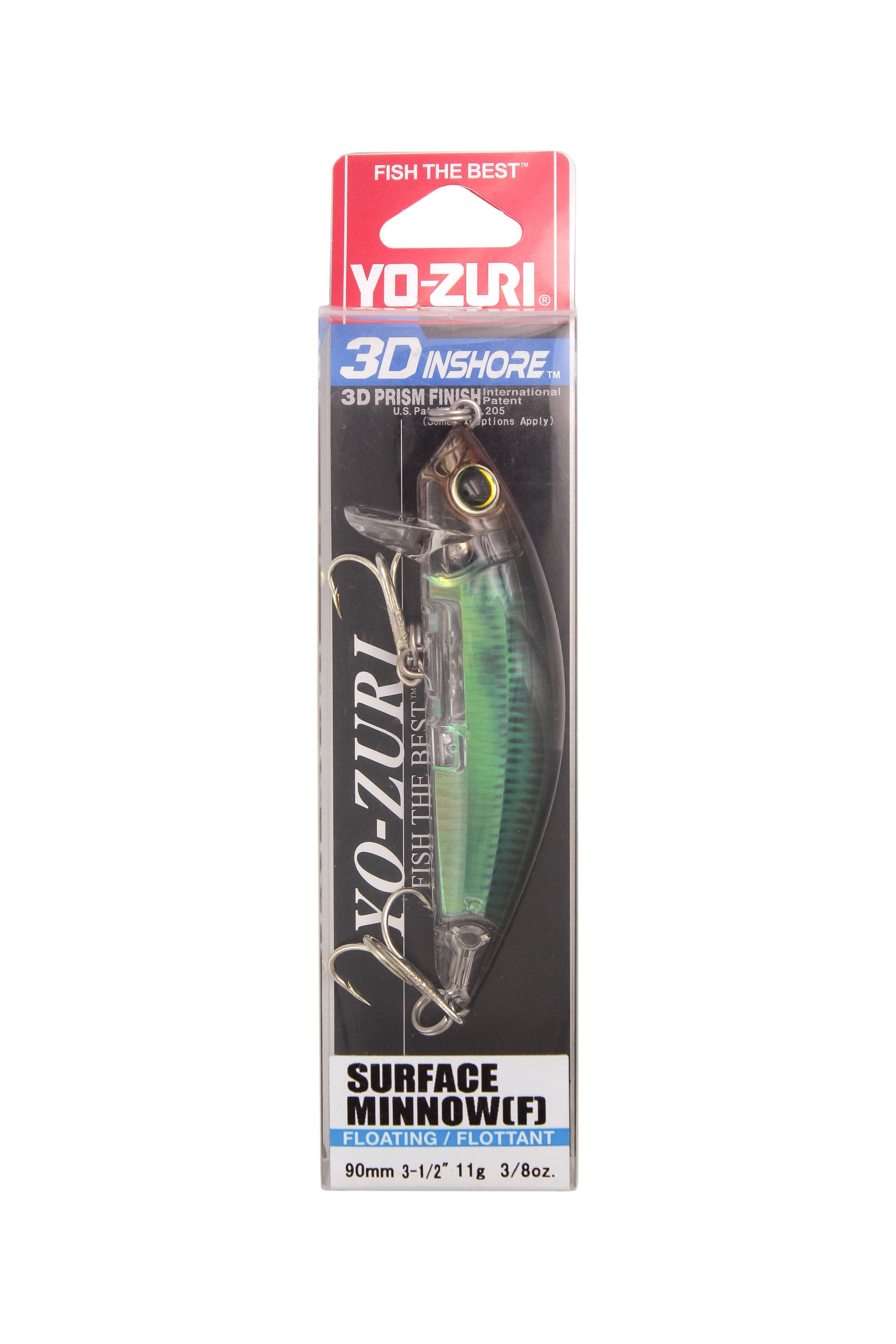 Воблер Yo-Zuri 3D Inshore surface minnow F 90мм R1215 RMT - фото 1