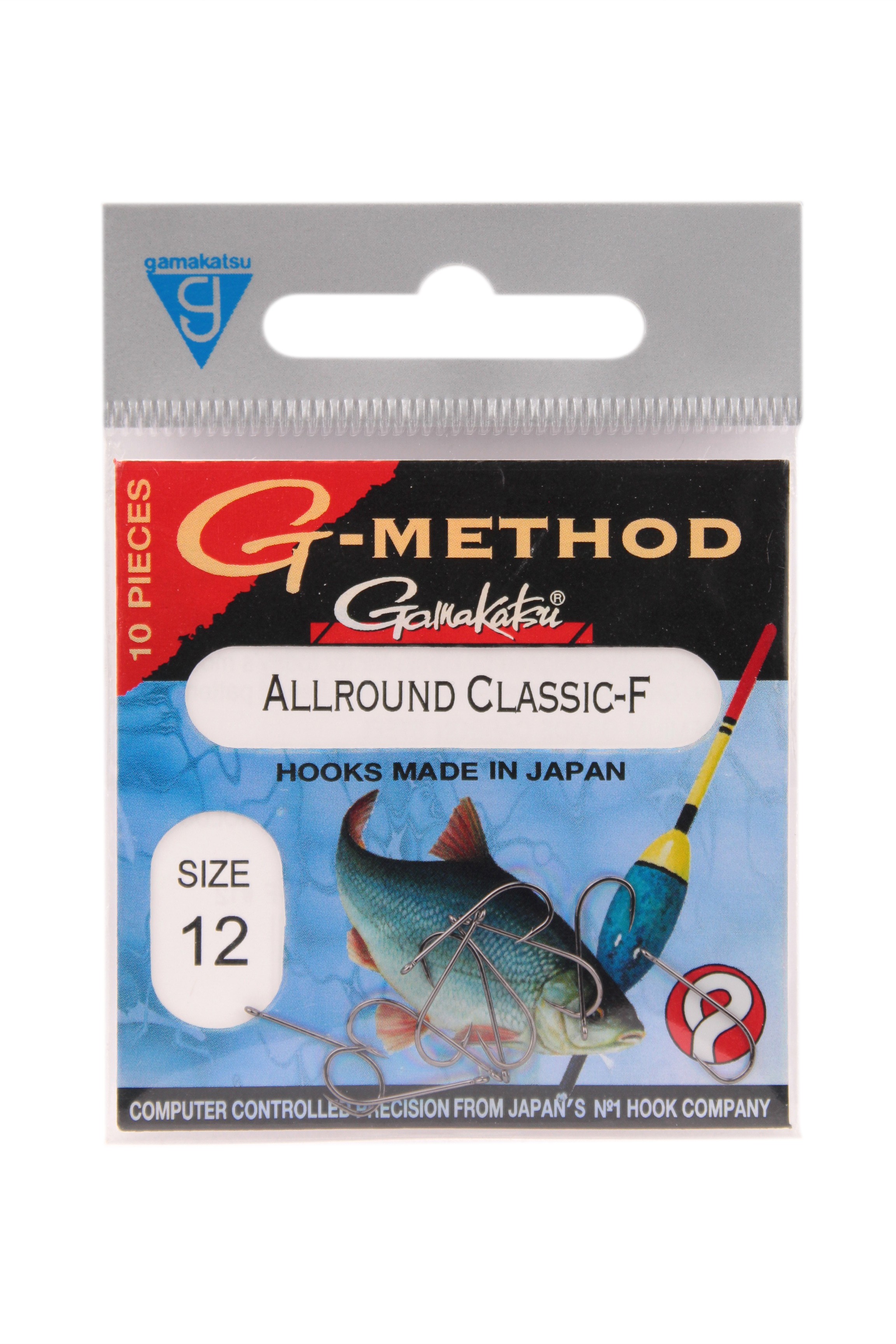 Крючок Gamakatsu G-Method allround black №12 - фото 1