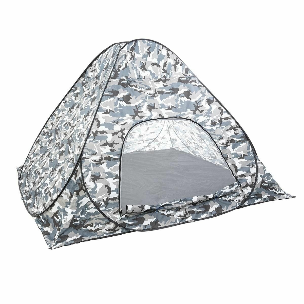 Палатка Premier Fishing лето-зима автомат 2,3x2,3 КМФ дно на молнии - фото 1