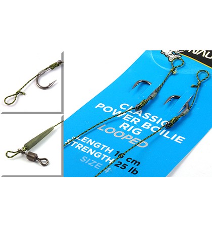 Оснастка волосяная Nautilus Classic boilie rig 16см 25lb №4 - фото 1