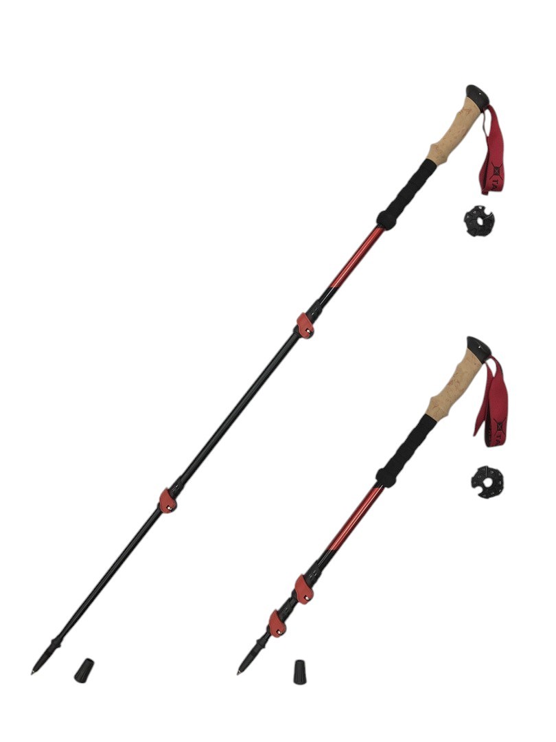 Палки Talberg SHERPA POLE треккинговые красный - фото 1