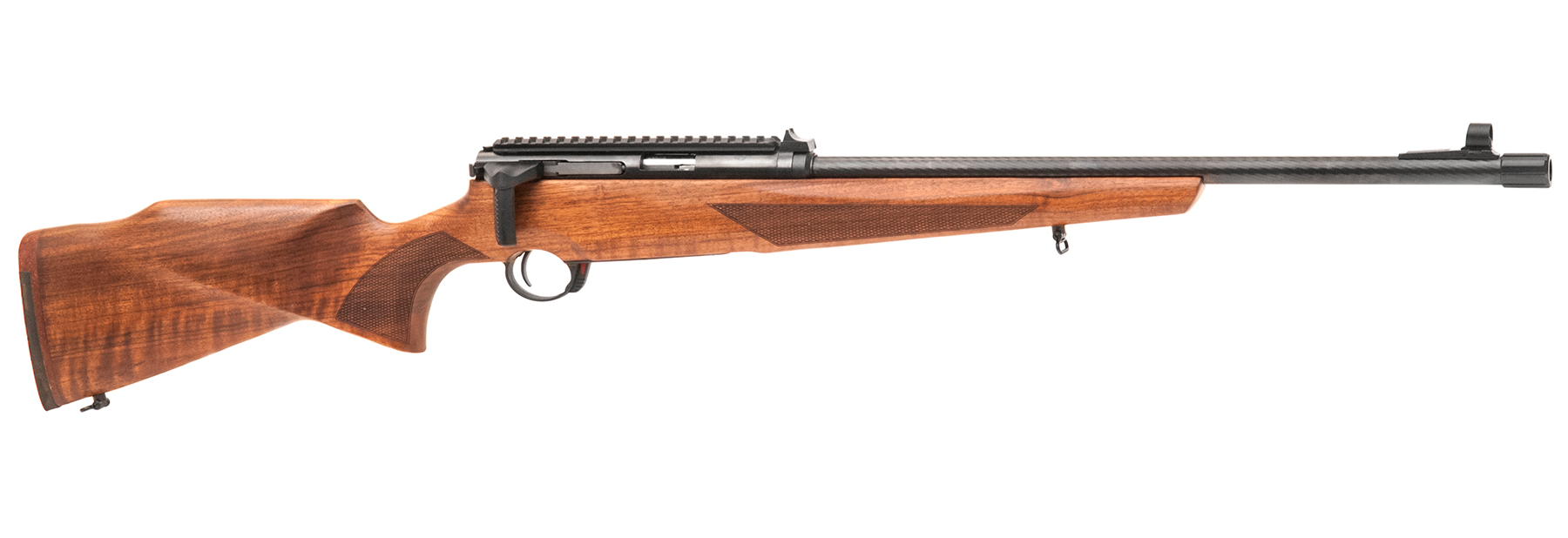 МП (К.К.) 141 карабин охотничий, кал.22 LR, дл.ств.550 мм,КК орех, с откр. приц. - фото 1