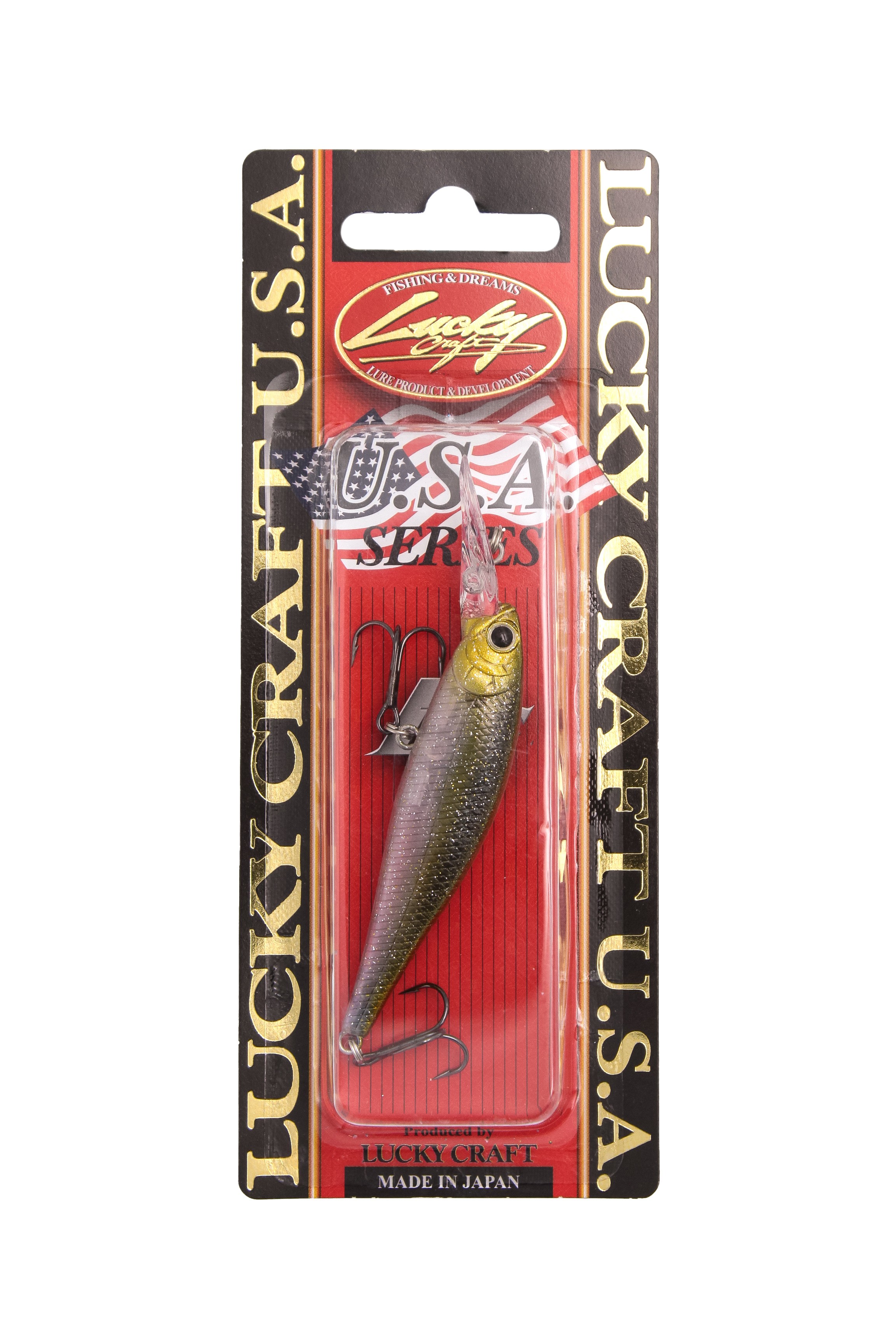 Воблер Lucky Craft Pointer 65DD SP 179 Flake Flake Golden Sexy Minnow - фото 1