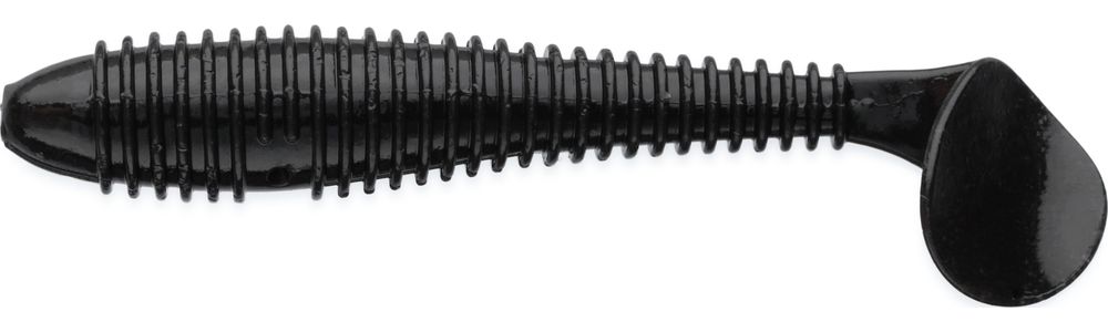 МП Приманка Keitech виброхвост Swing impact fat 3,8" 001 Black - фото 1